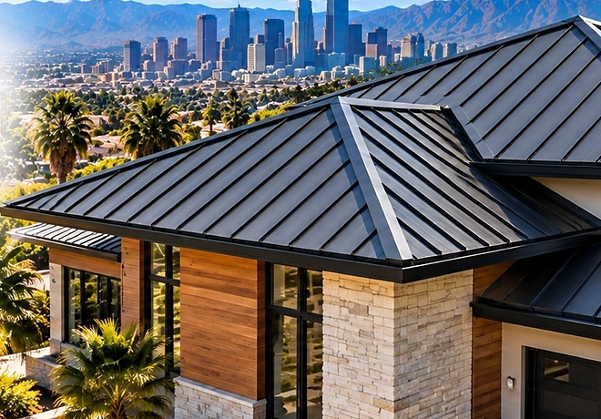Custom build with a standing seam metal roof &mdash; Metal Roofing Los Angeles