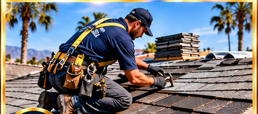 Roofer replacing storm-damaged shingles in Excelsior &mdash; roof repair Excelsior