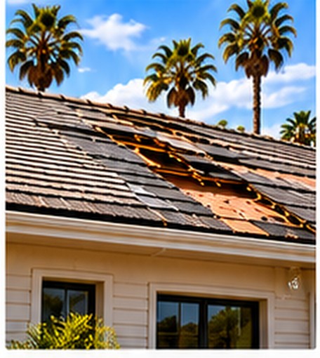 Storm-damaged shingles on a Excelsior roof &mdash; roof repair Excelsior