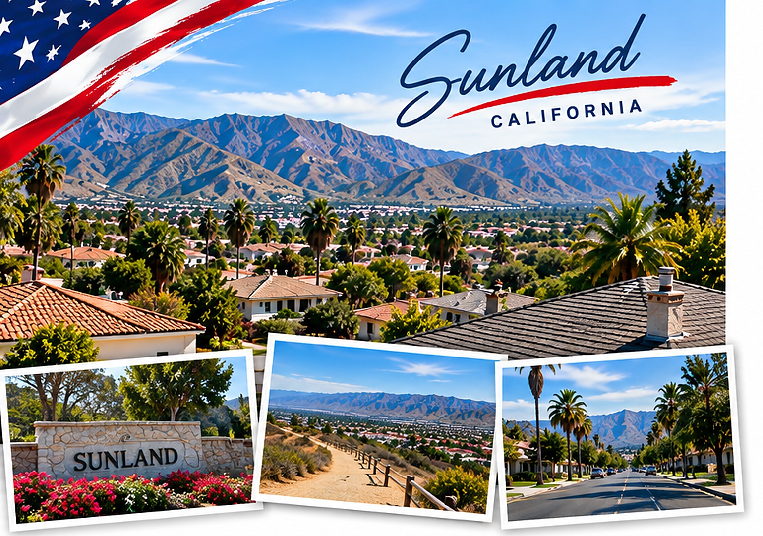 Alhambra, California &mdash; mountain views, hillside homes and tree-lined streets &mdash; Shingle Roofing Alhambra